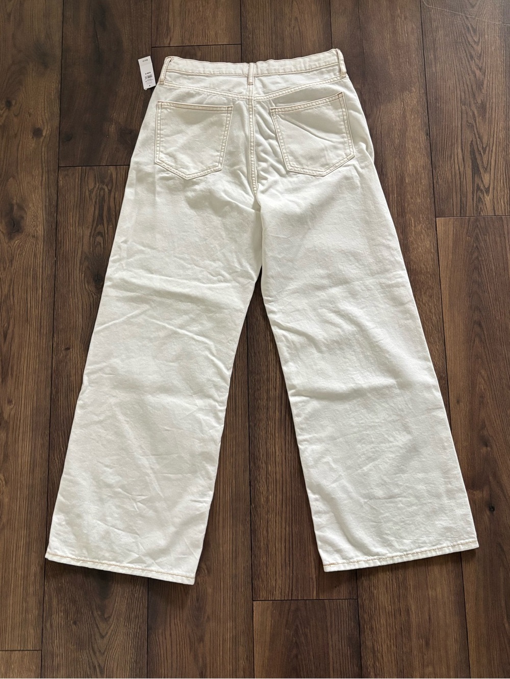 GAP High Rise Wide-Leg Jeans with Drawstring - Picture 5 of 7